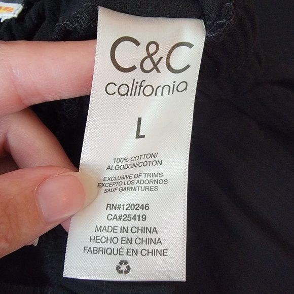 C & C California Black Pants - Picture 4 of 4